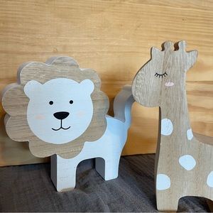 SOLD wooden animals nursery/children’s room decor